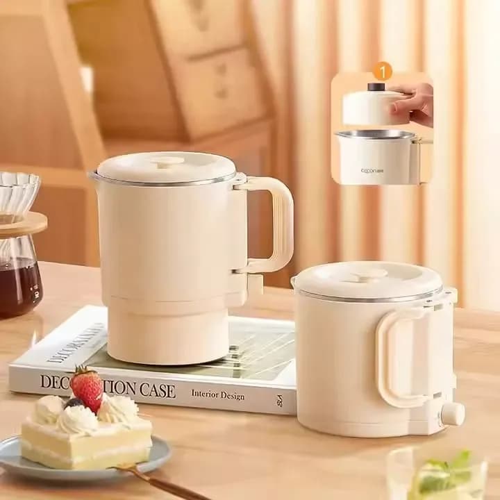 Portable Electric Kettle - Stainless Steel Travel Kettle with Auto Shut Off - Price in Bangladesh