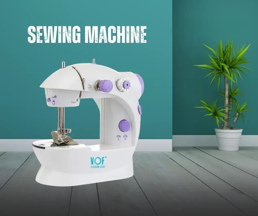 VOF CGSM-202 Mini Electric Sewing Machine - Portable Dual Speed Tailoring Machine - Price in Bangladesh