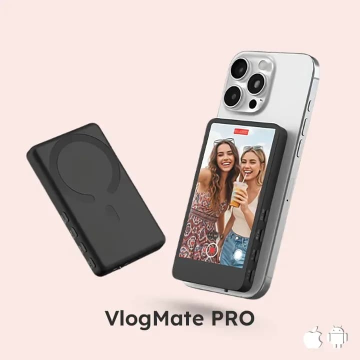VlogMate PRO Wireless Selfie Screen - Bluetooth Vlogging Monitor for Phone Camera - Price in Bangladesh