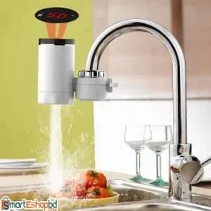 Hot Water Faucet Heater Tap with LCD Indicator Display - Instant Electric Heating Tap - Price in Bangladesh