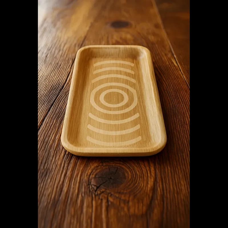 Areca Palm Leaf Tray 9 Inch - 6 Pcs Eco Friendly Biodegradable Serving Tray - Price in Bangladesh